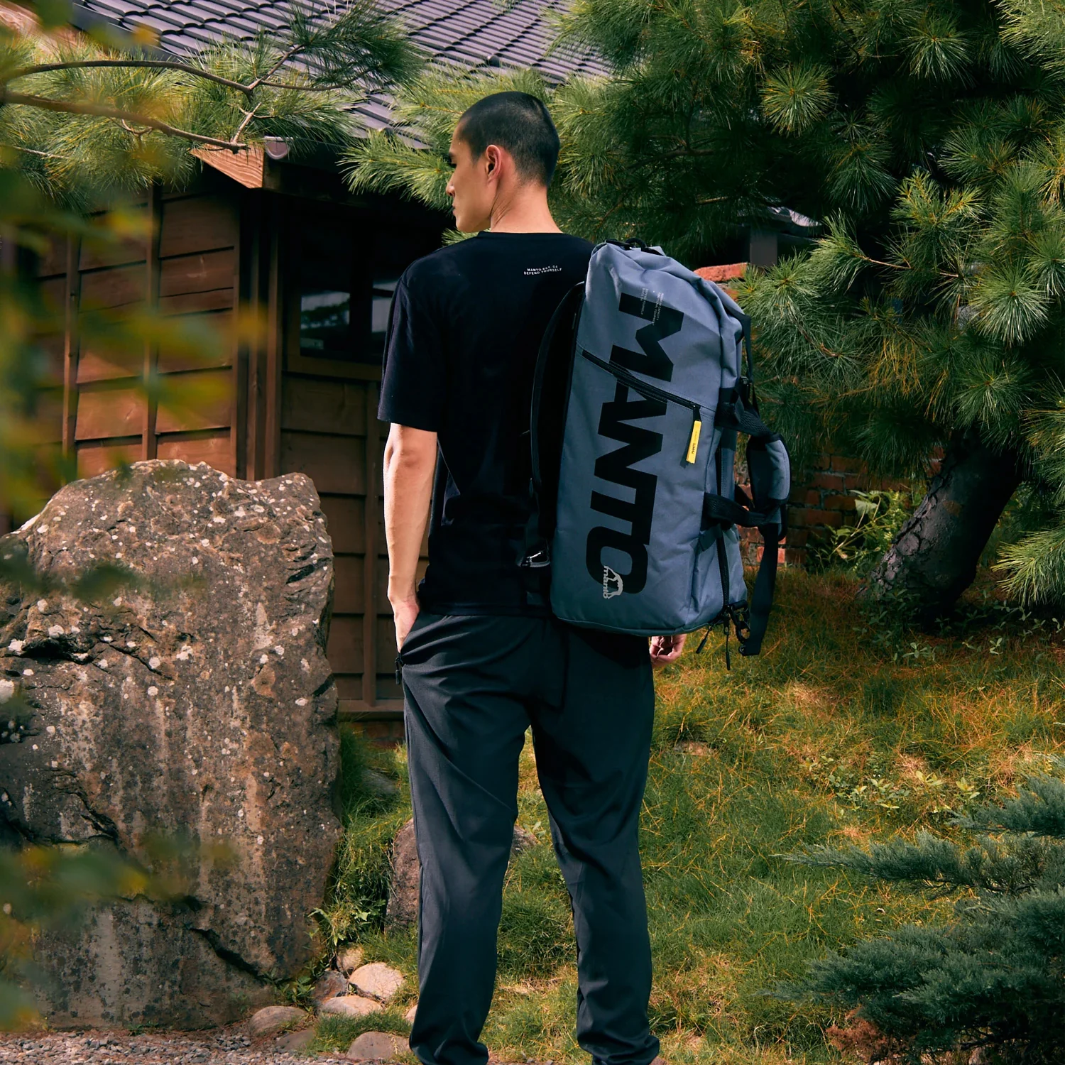 Backpack-bag Manto Logotype Gray  - Image 9