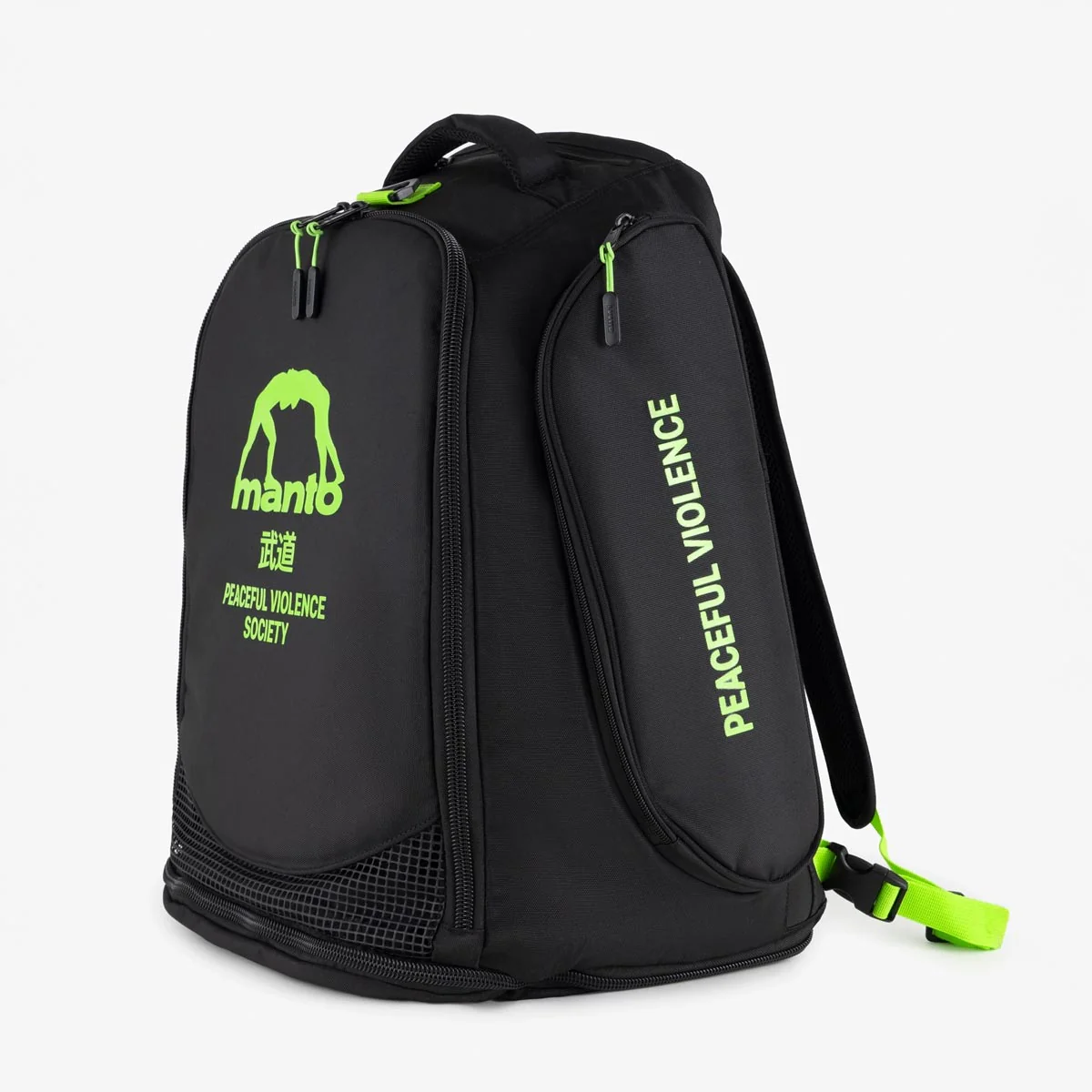 Backpack Manto SOCIETY Convertible XL Black-green 
