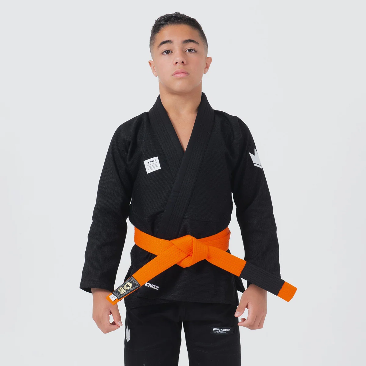 BJJ Gi child Kingz Kore V2 IBJJF Black  - Image 8