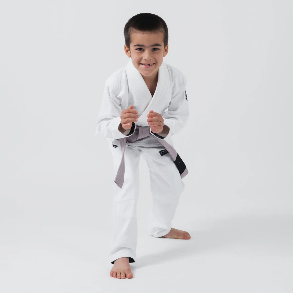BJJ Gi child Kingz Kore V2 IBJJF White  - Image 3