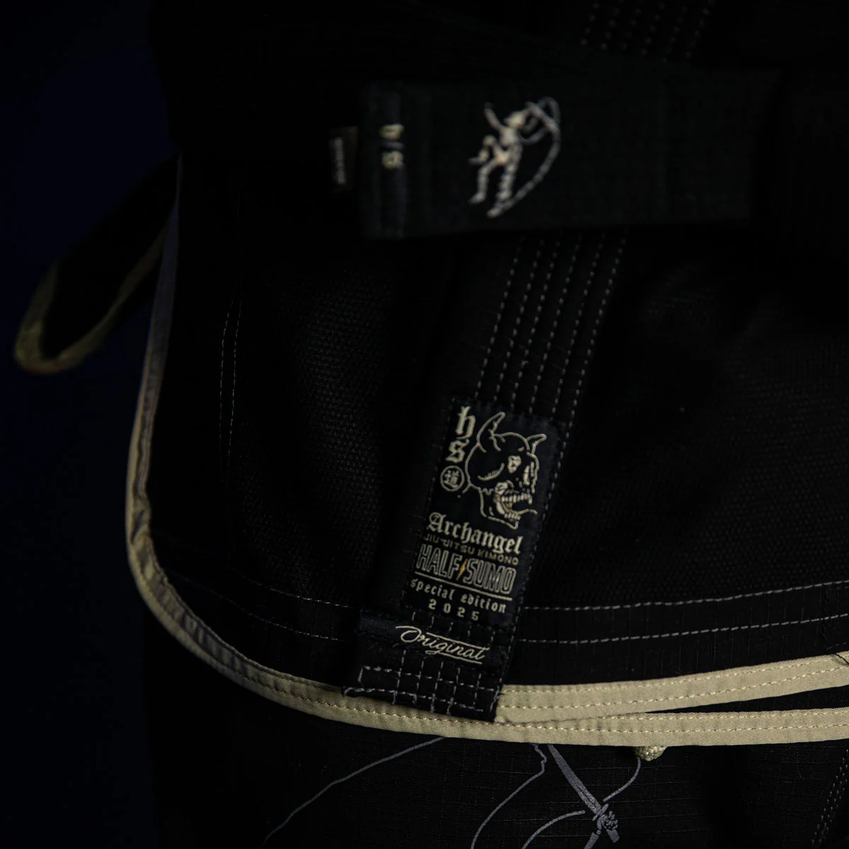 BJJ Gi Half Sumo Archangel Black  - Image 6