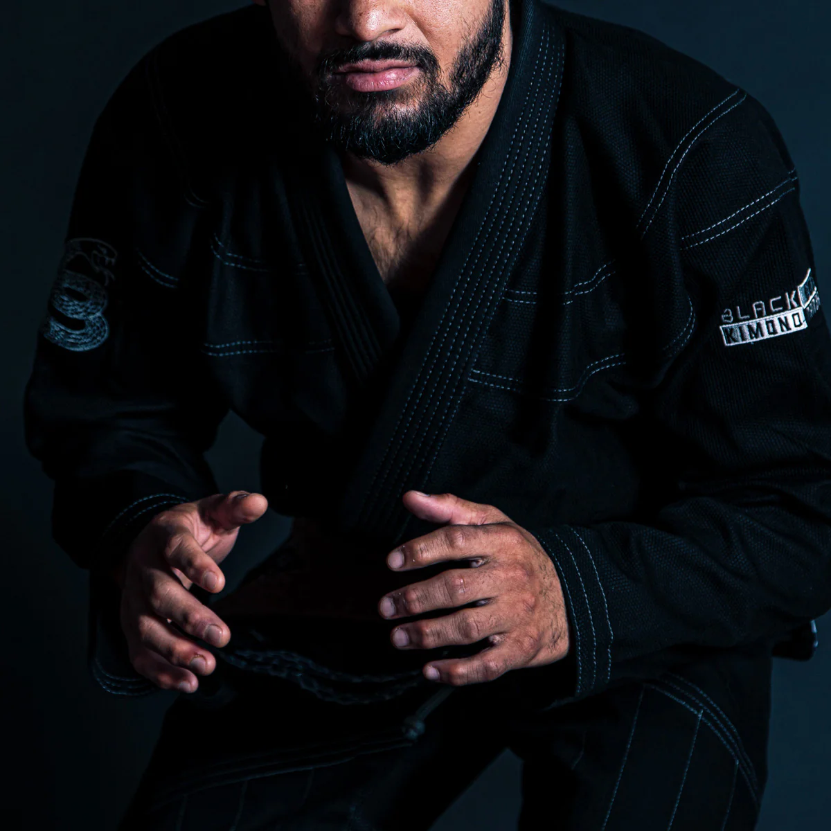 BJJ Gi Half Sumo Mamba Black  - Image 15