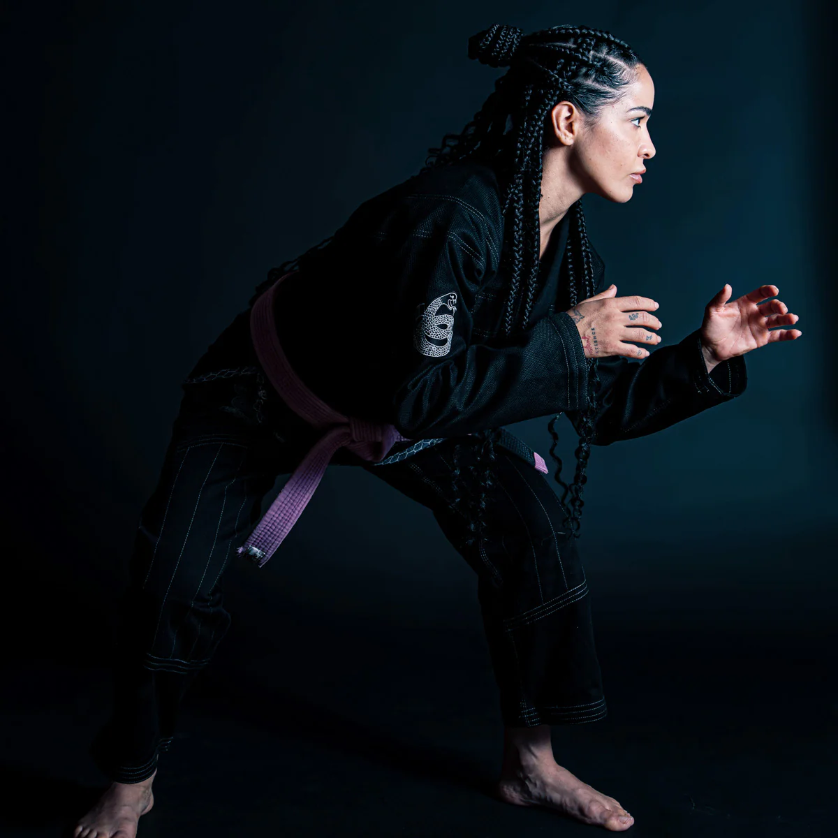 BJJ Gi Half Sumo Mamba Black  - Image 20
