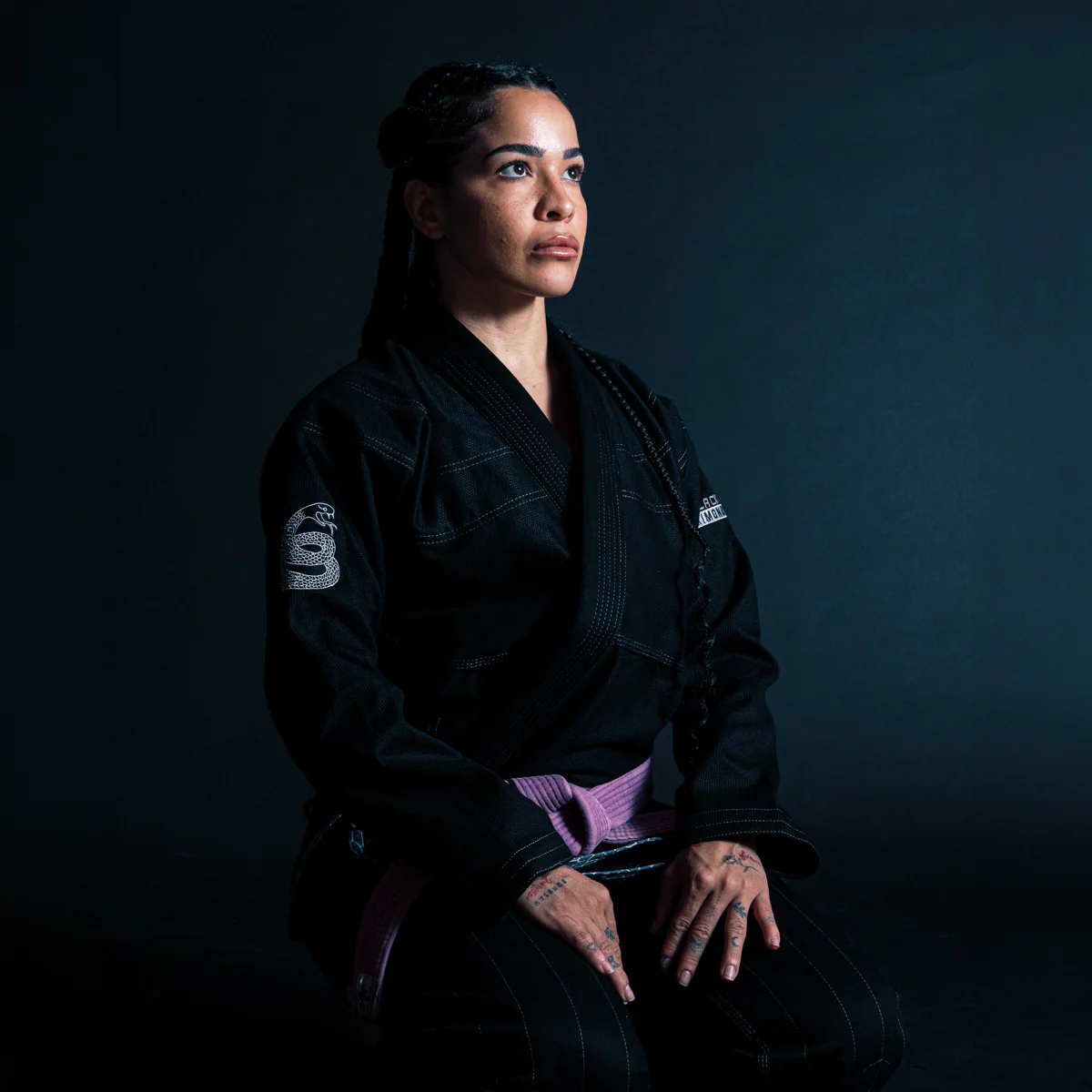 BJJ Gi Half Sumo Mamba Black  - Image 22