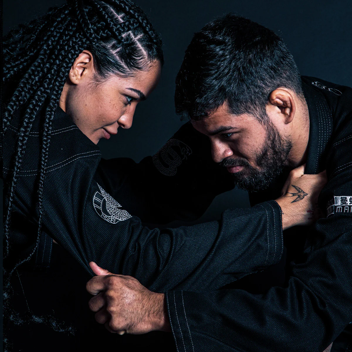 BJJ Gi Half Sumo Mamba Black  - Image 23