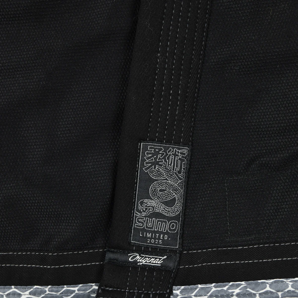 BJJ Gi Half Sumo Mamba Black  - Image 6