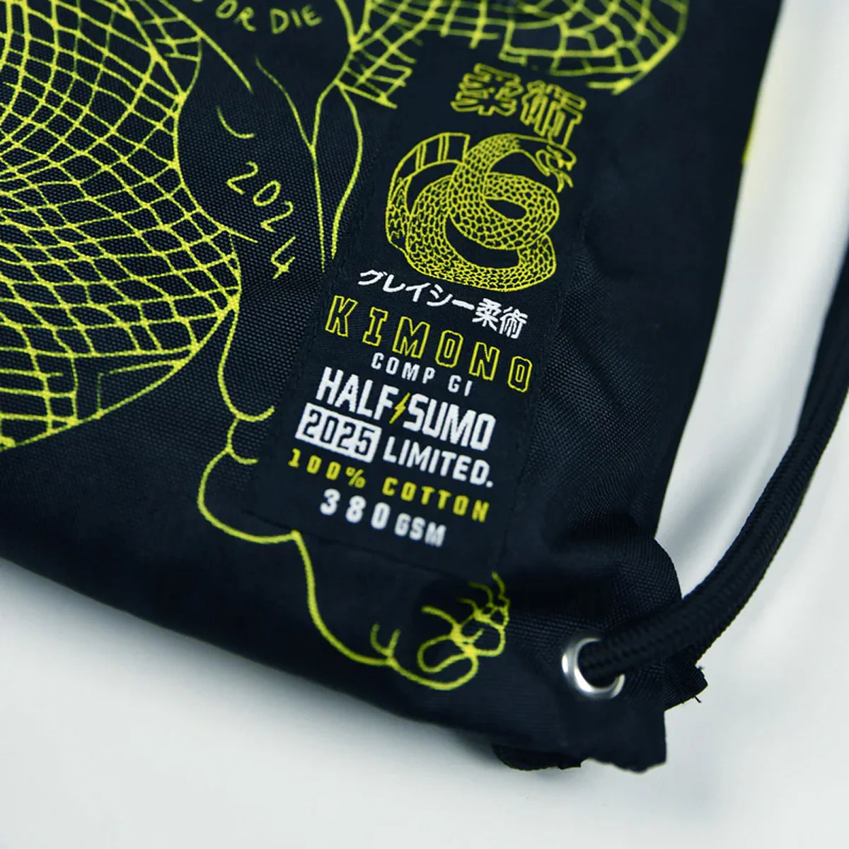 BJJ Gi Half Sumo Mamba IBJJF White  - Image 14