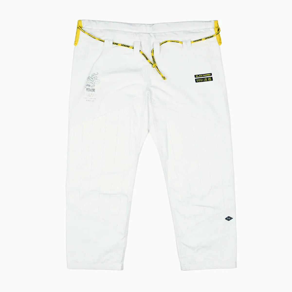 BJJ Gi Half Sumo Mamba IBJJF White  - Image 3