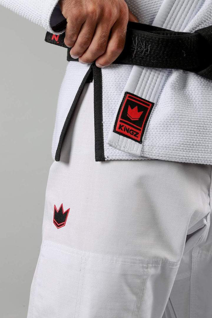 BJJ Gi Kingz Ultralight 2.0 White  - Image 11
