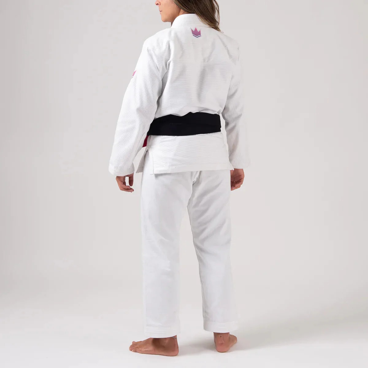 BJJ Gi woman Kingz Empowered White  - Image 3