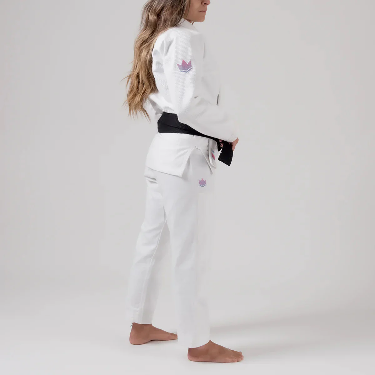 BJJ Gi woman Kingz Empowered White  - Image 5