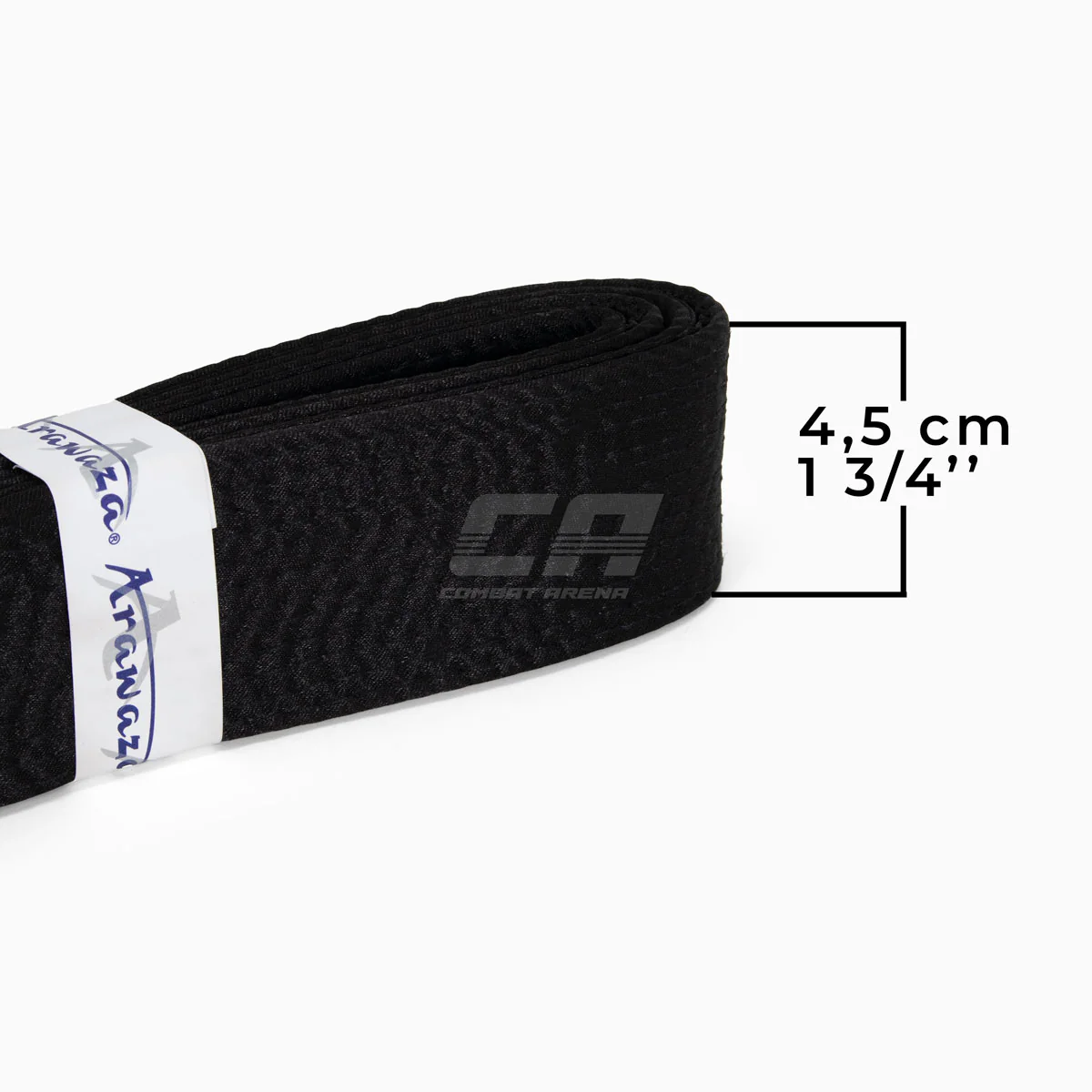 Black belt Arawaza satin 44 mm  - Image 3