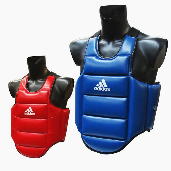 Body protector reversible Adidas red-blue 