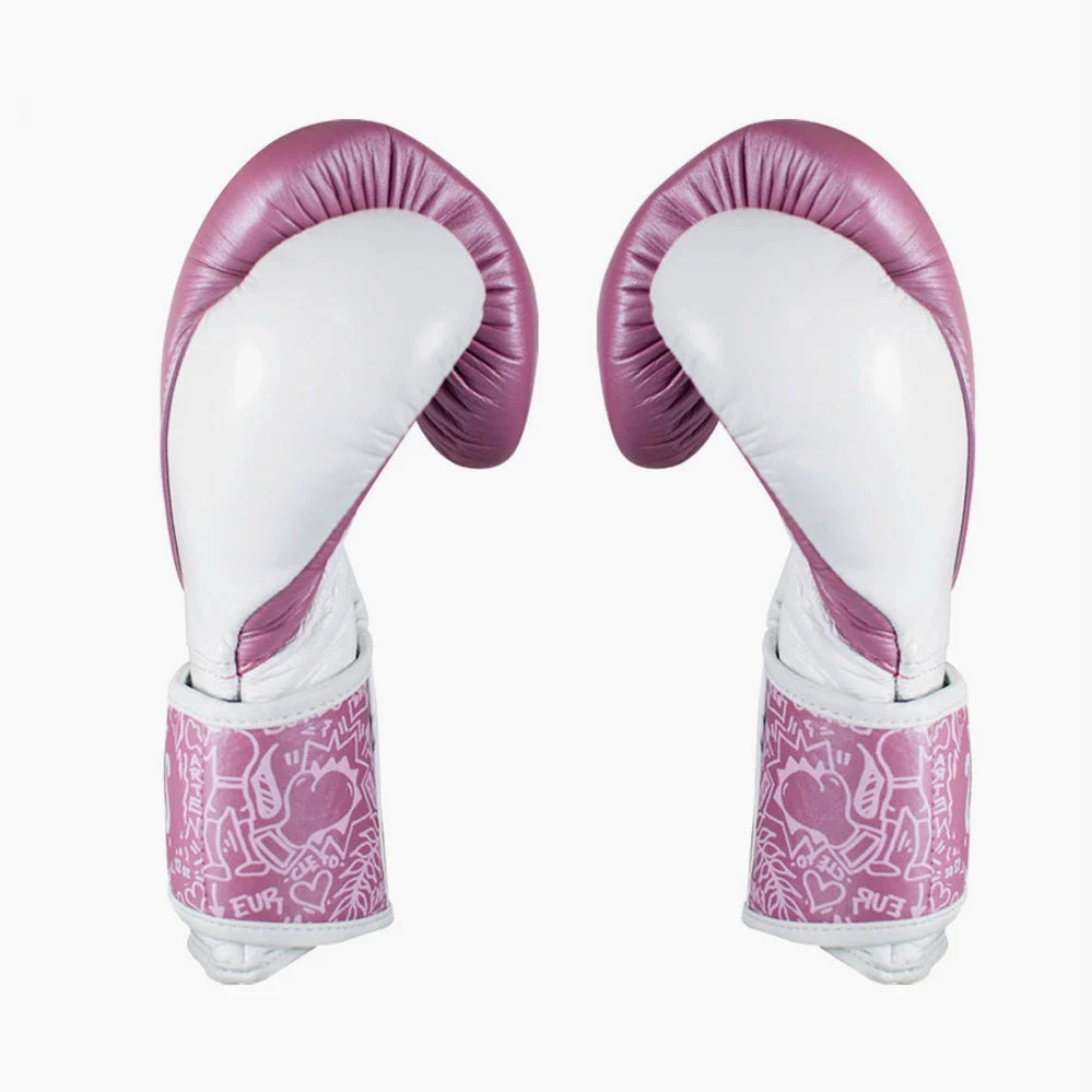Boxing gloves Cleto Reyes High Precision Training CE7 Pink-white  - Image 2
