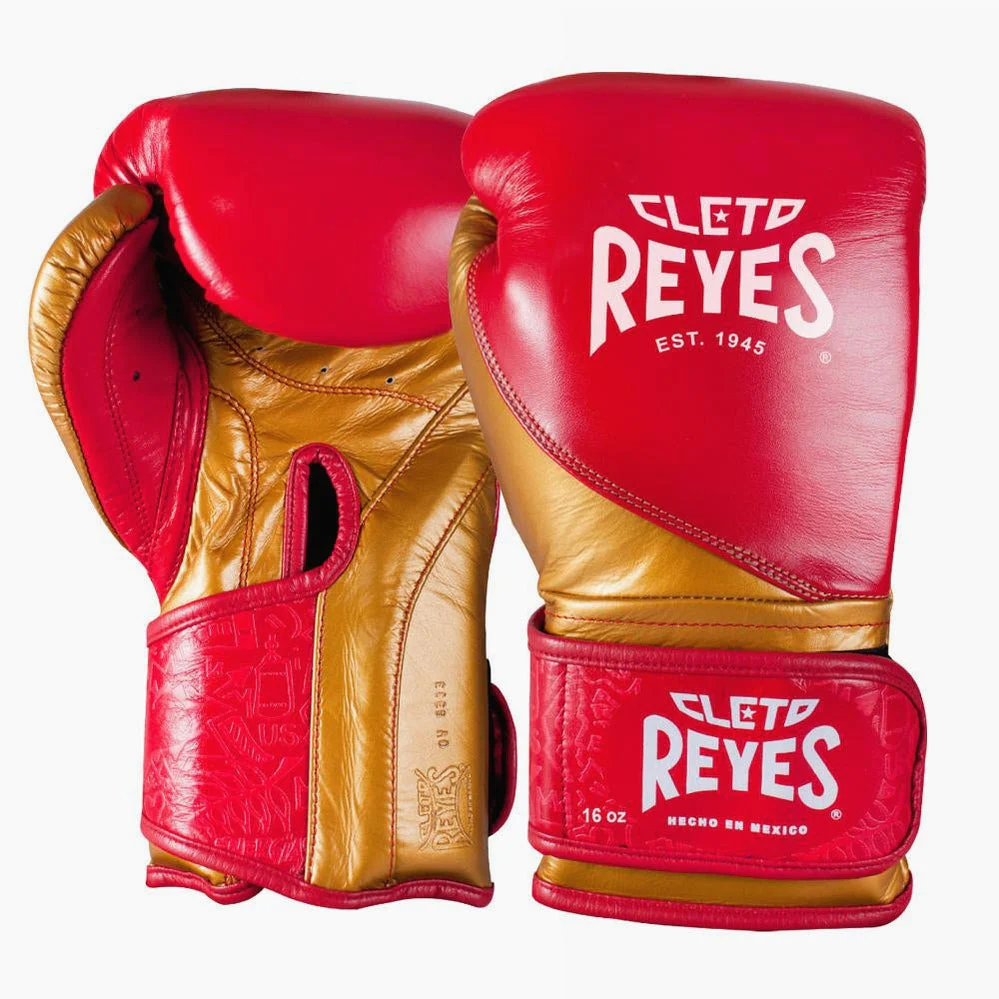 Boxing gloves Cleto Reyes High Precision Training CE7 Red-Gold  - Image 2