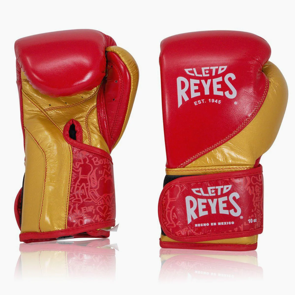 Boxing gloves Cleto Reyes High Precision Training CE7 Red-Gold  - Image 3