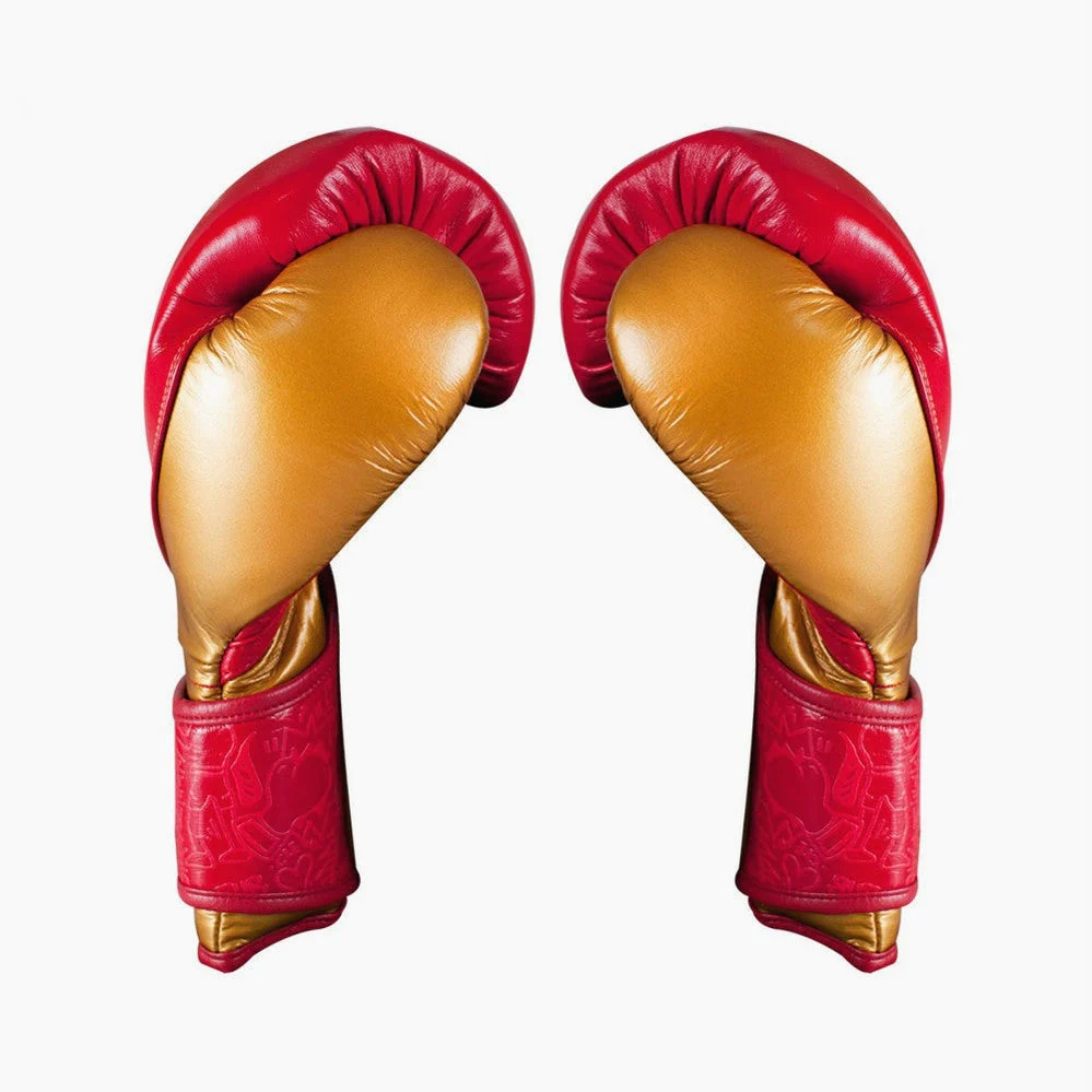 Boxing gloves Cleto Reyes High Precision Training CE7 Red-Gold  - Image 4
