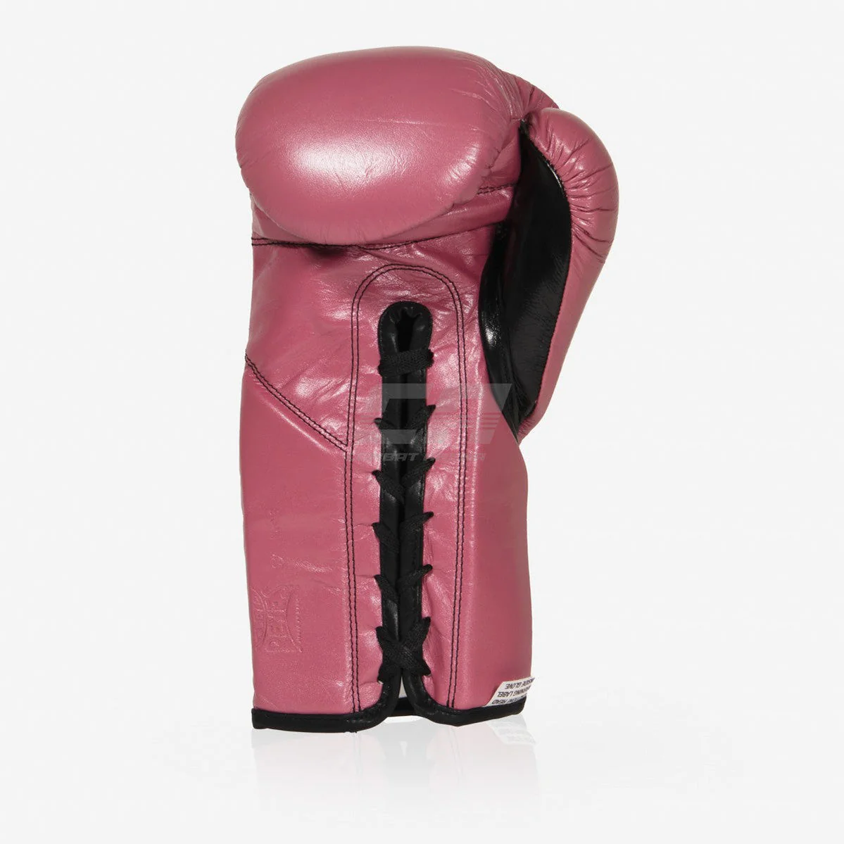Boxing gloves Cleto Reyes Professional CB2 Pink-black with laces  - Image 2