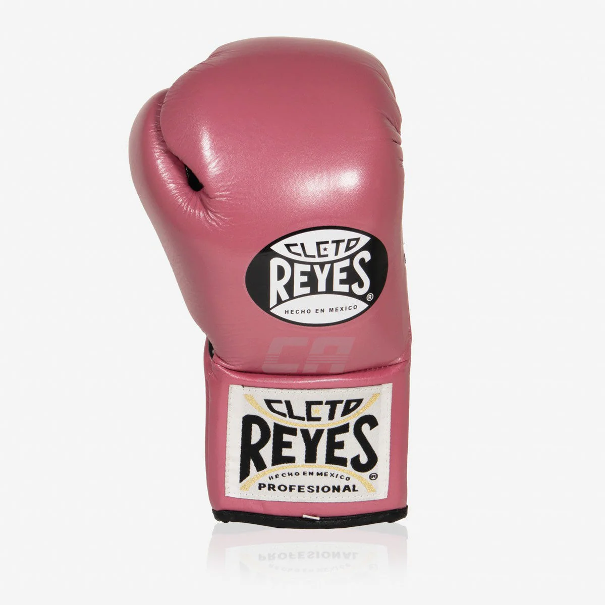 Boxing gloves Cleto Reyes Professional CB2 Pink-black with laces  - Image 3