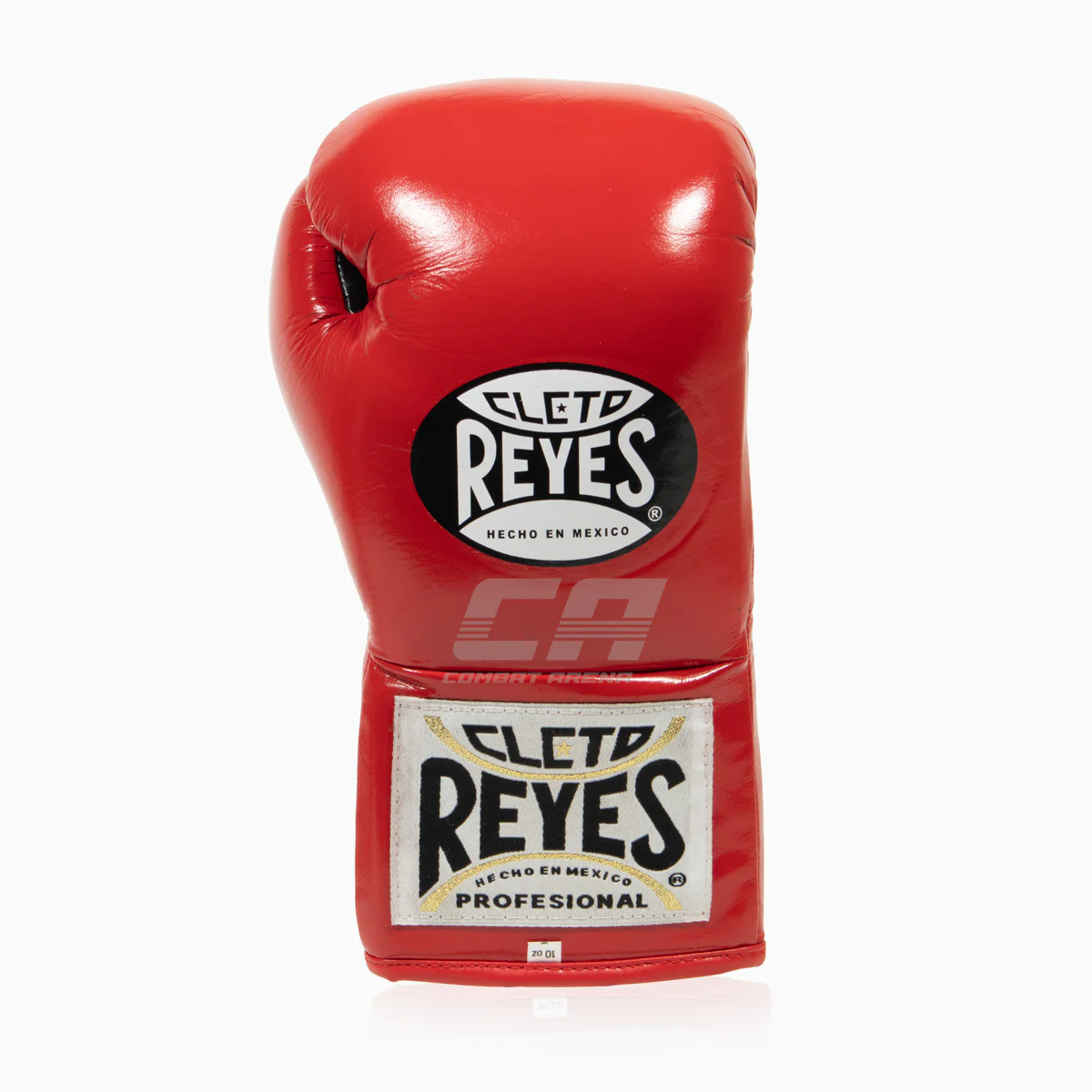 Boxing gloves Cleto Reyes Professional CB2 Red-Black with laces  - Image 2