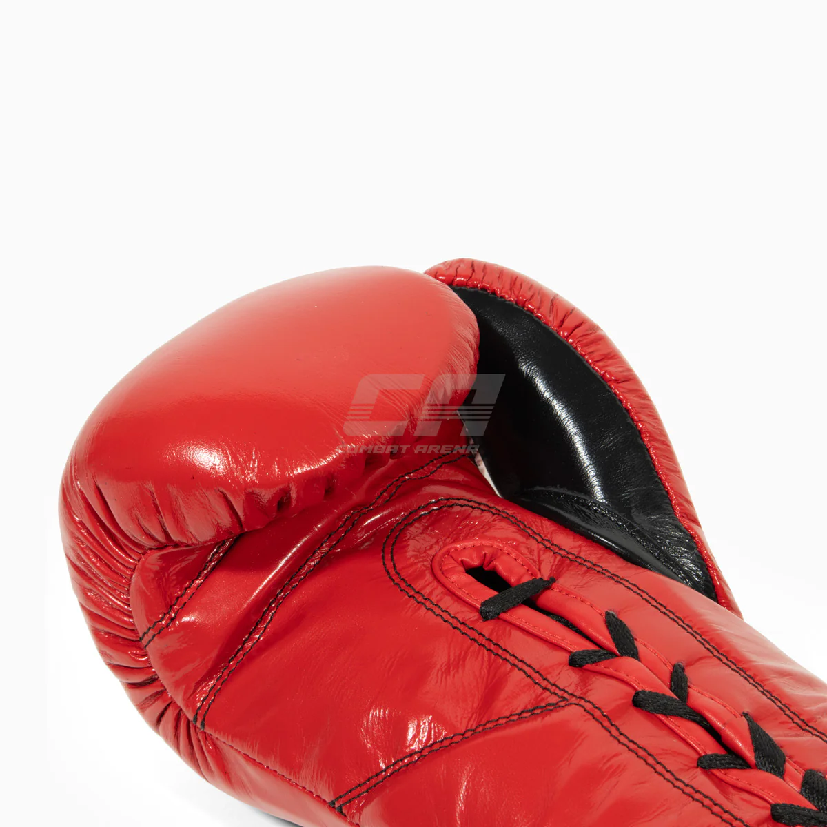 Boxing gloves Cleto Reyes Professional CB2 Red-Black with laces  - Image 7