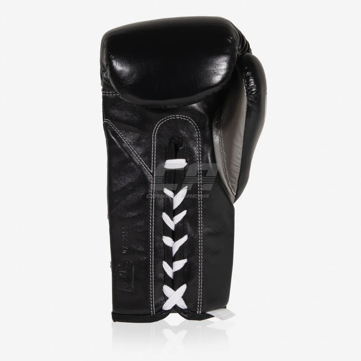 Boxing gloves Cleto Reyes Safetec CB4 Black-silver with laces  - Image 3