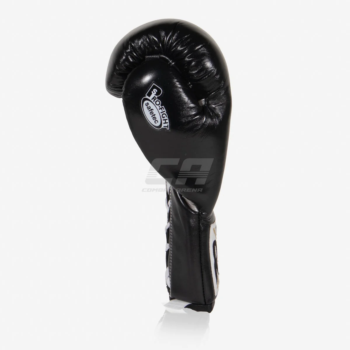 Boxing gloves Cleto Reyes Safetec CB4 Black-silver with laces  - Image 4