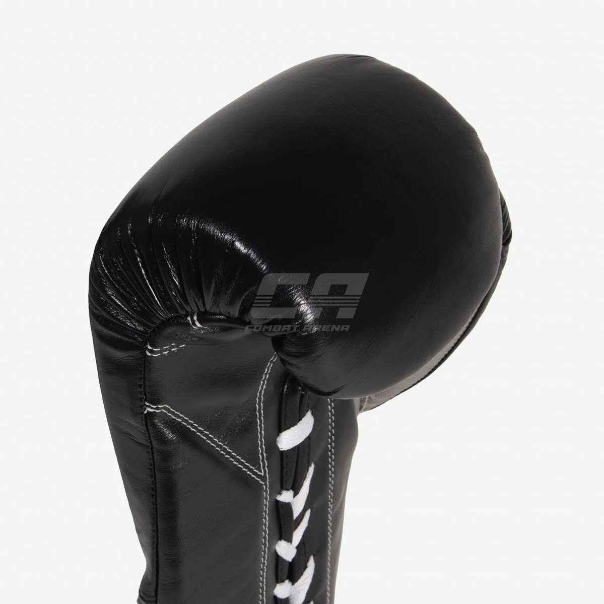 Boxing gloves Cleto Reyes Safetec CB4 Black-silver with laces  - Image 8