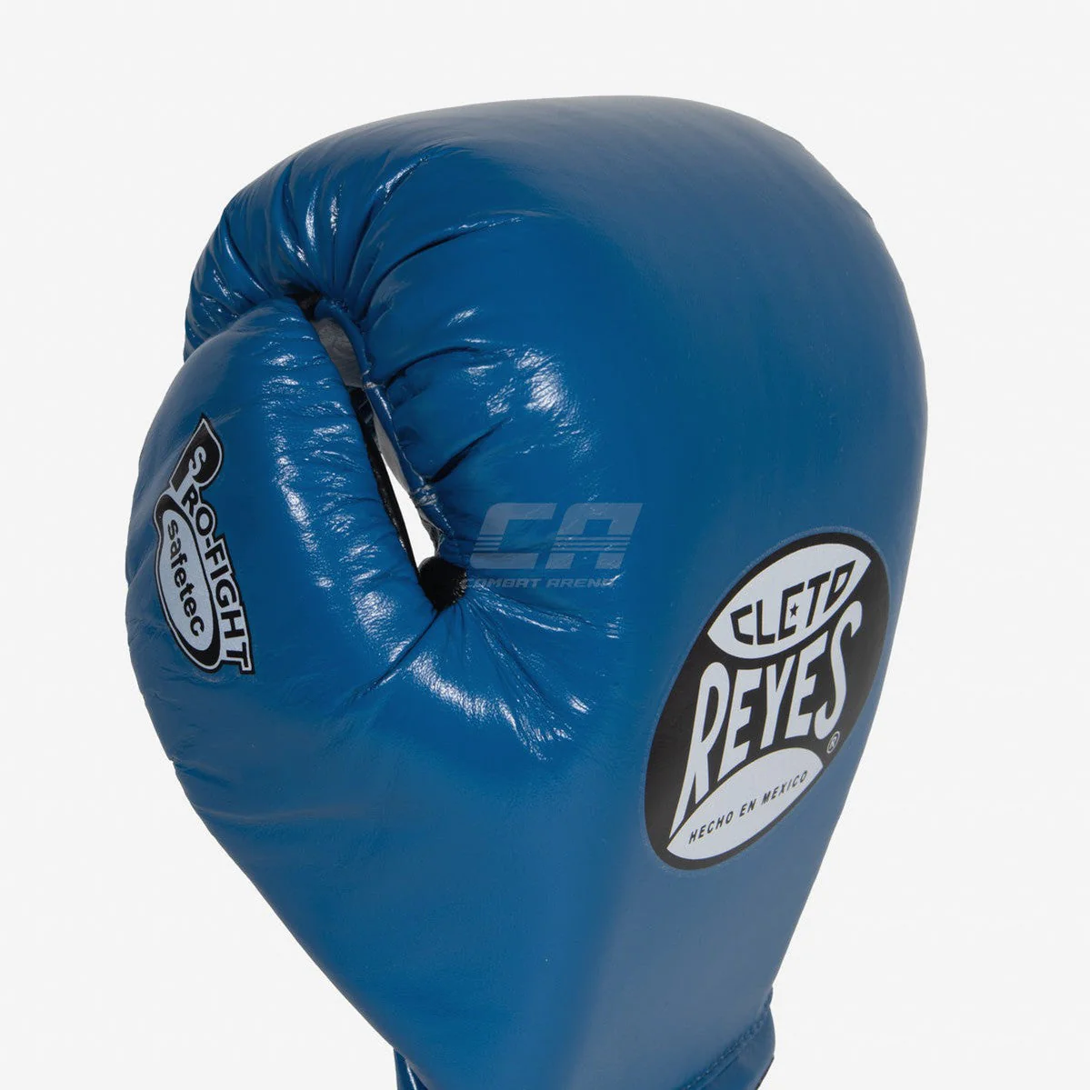 Boxing gloves Cleto Reyes Safetec CB4 Blue-black with laces  - Image 5