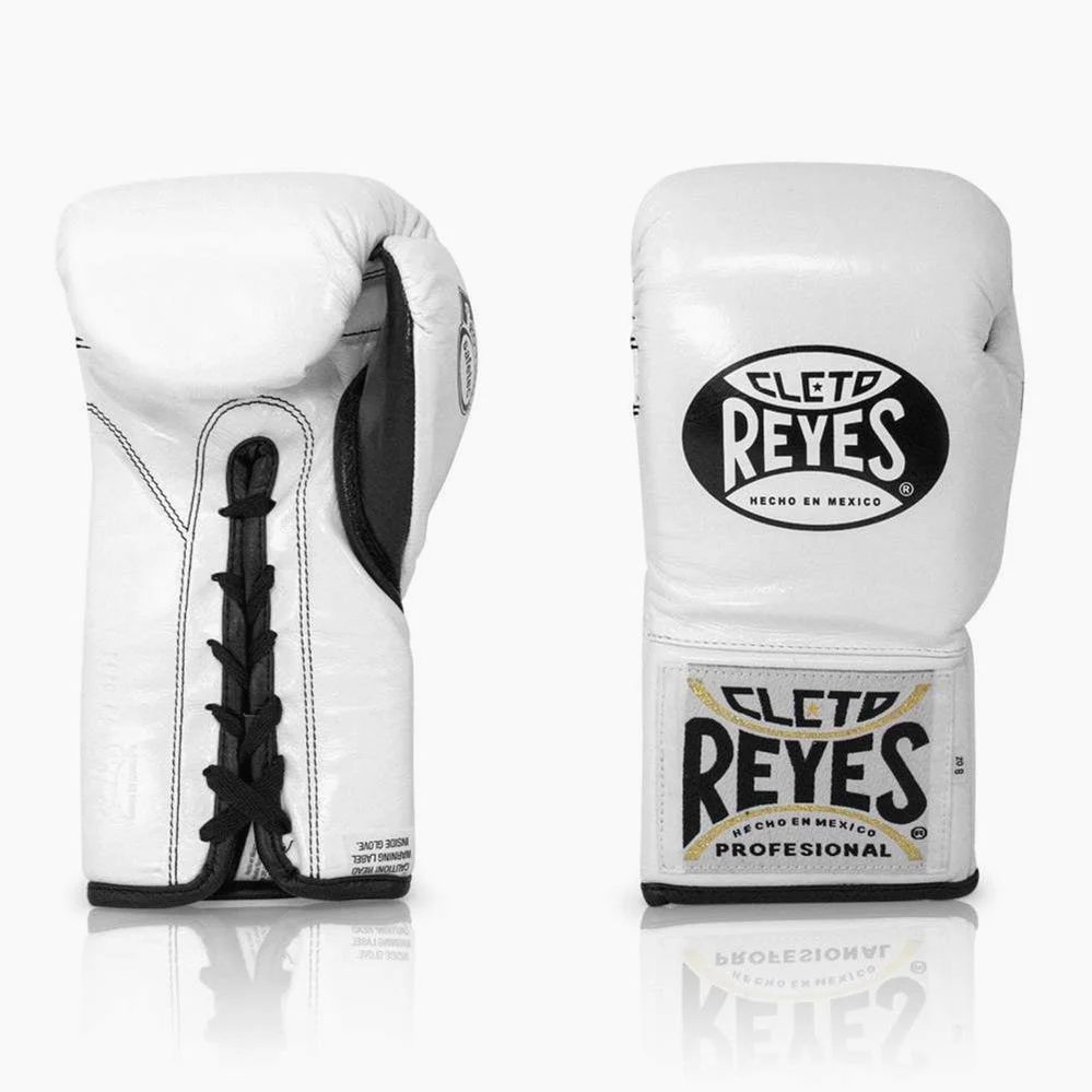 Boxing gloves Cleto Reyes Safetec CB4 White with laces  - Image 2