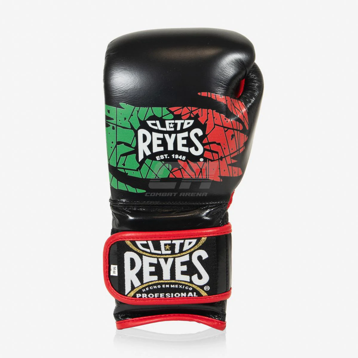 Boxing gloves Cleto Reyes Sparring CE6 Black red Mexican  - Image 3