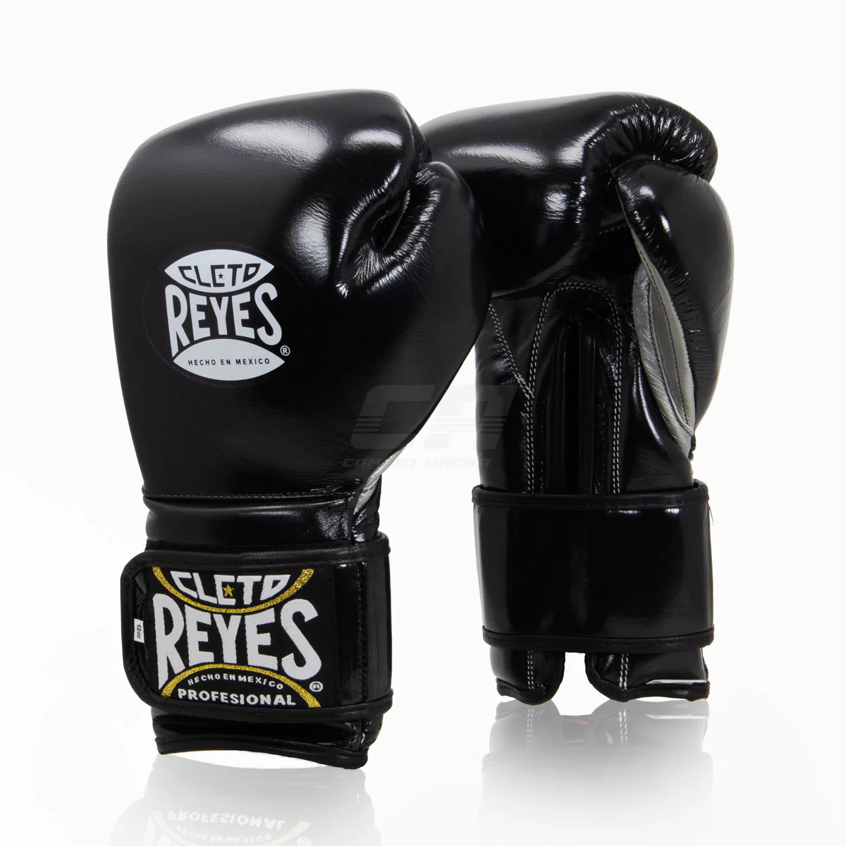 Boxing gloves Cleto Reyes Sparring CE6 Black-Silver 