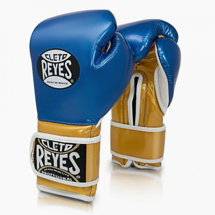 Boxing gloves Cleto Reyes Sparring CE6 Sapphire Blue Gold 