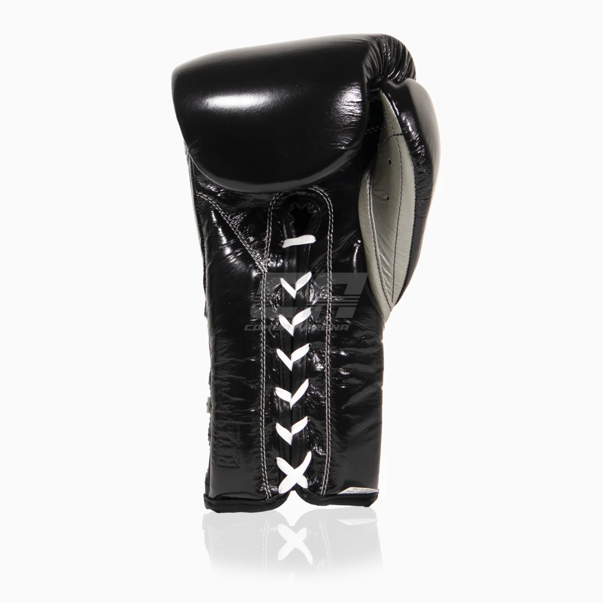 Boxing gloves Cleto Reyes Traditional Training CE4 Black-silver with Laces  - Image 4