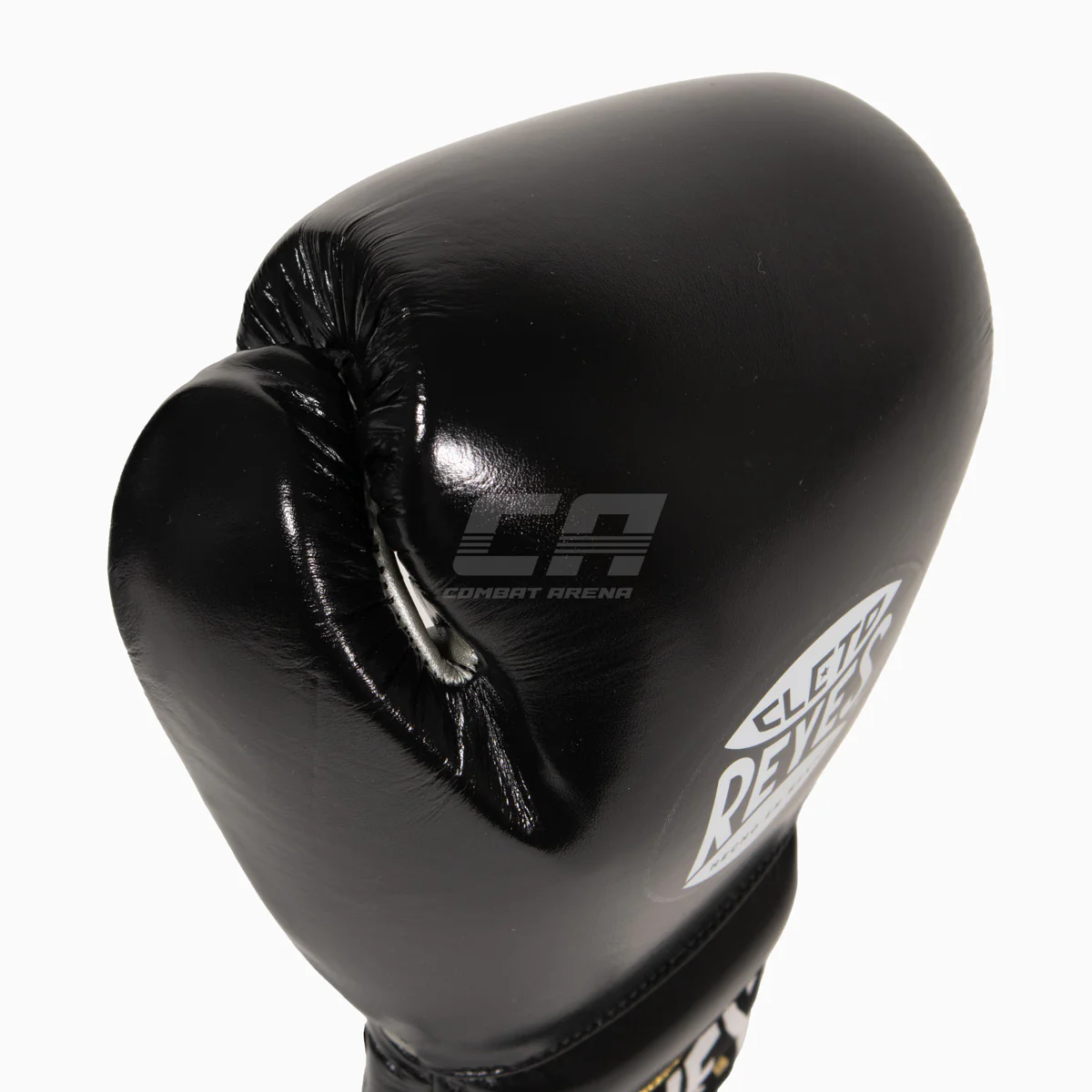Boxing gloves Cleto Reyes Traditional Training CE4 Black-silver with Laces  - Image 6