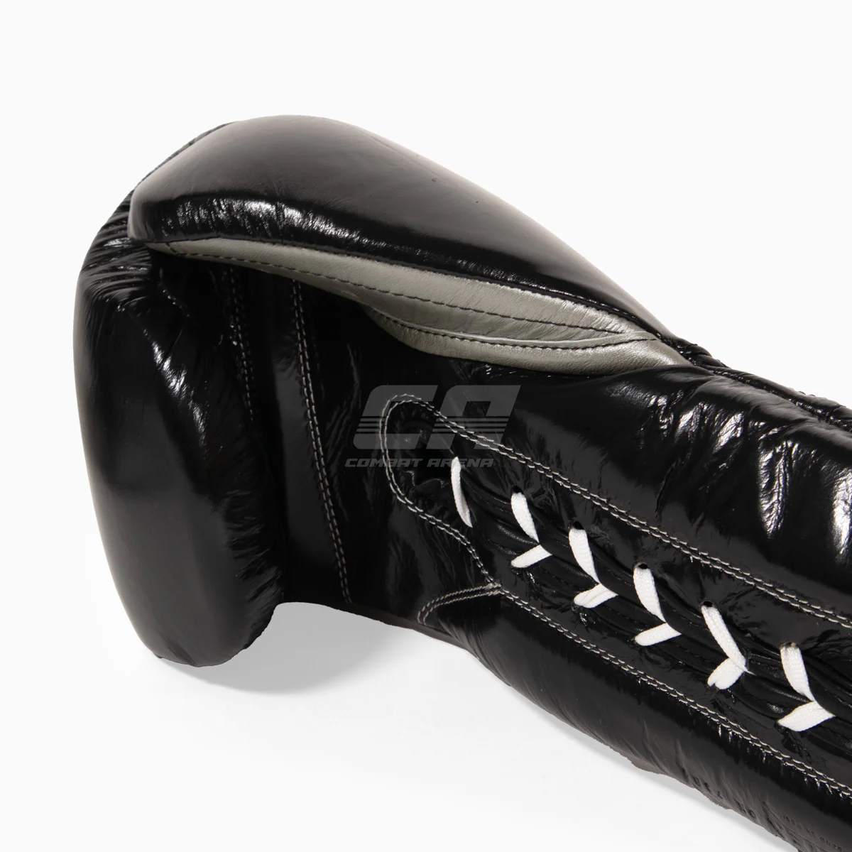 Boxing gloves Cleto Reyes Traditional Training CE4 Black-silver with Laces  - Image 9