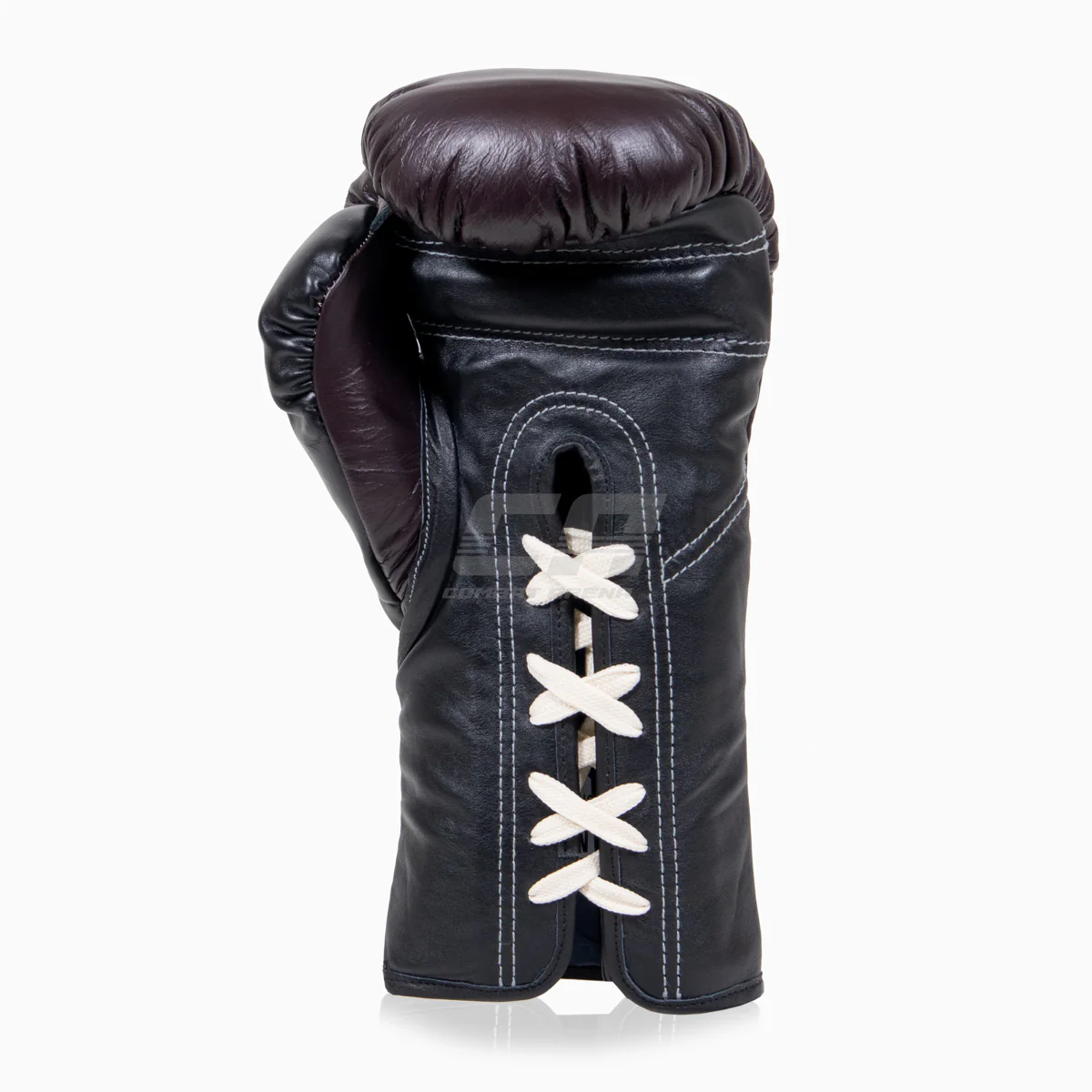Boxing gloves Di Nardo with Burgundy-Black laces 14 oz  - Image 4