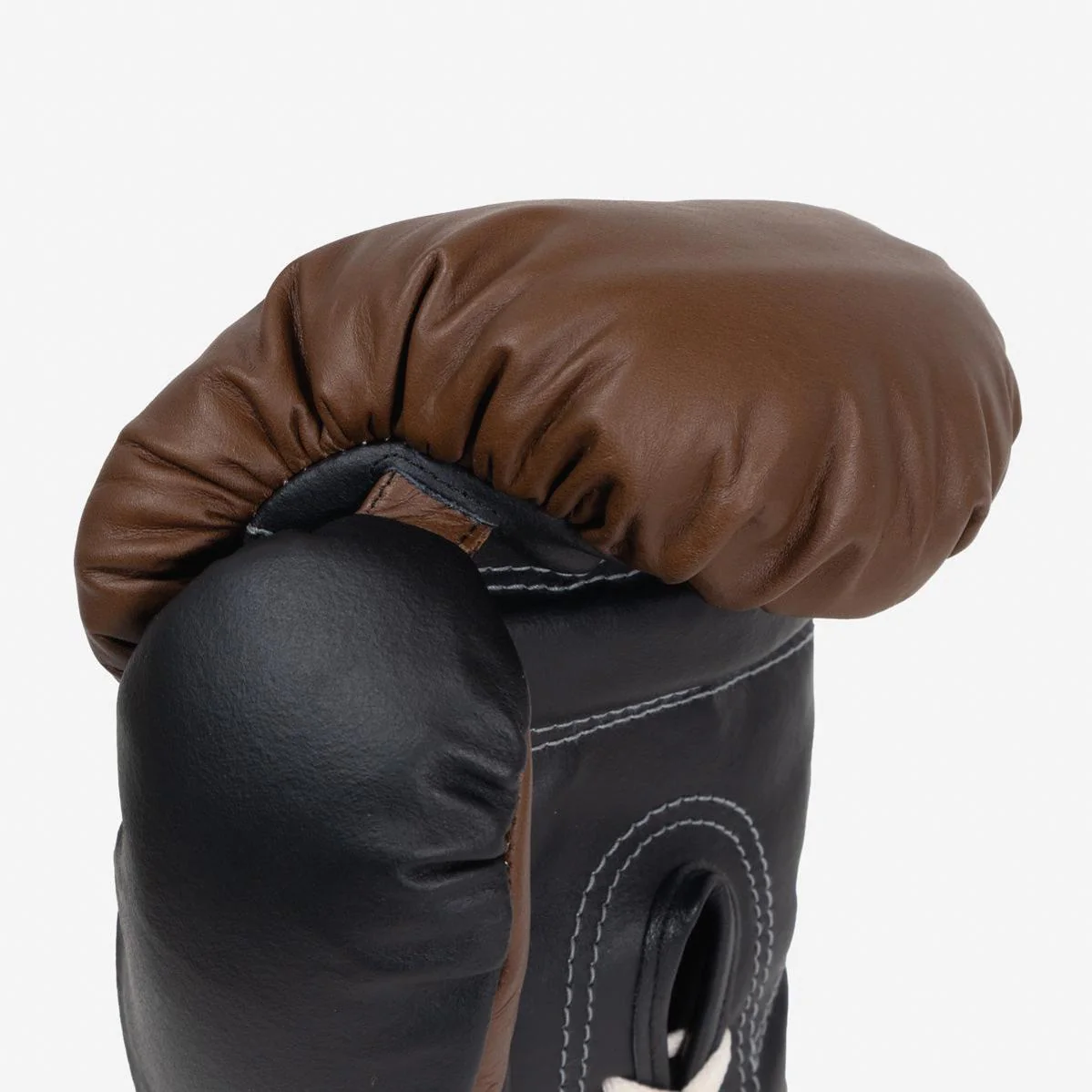 Boxing gloves Di Nardo with Laces 12 Oz Brown-black  - Image 7