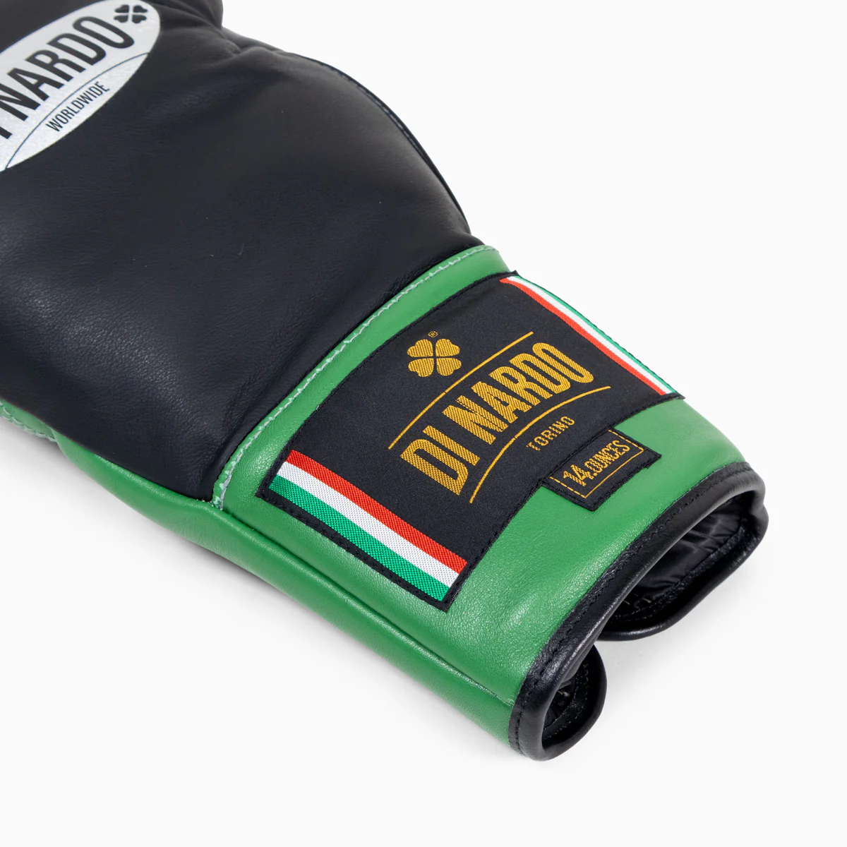 Boxing gloves Di Nardo with Laces 14 Oz Black-green  - Image 10