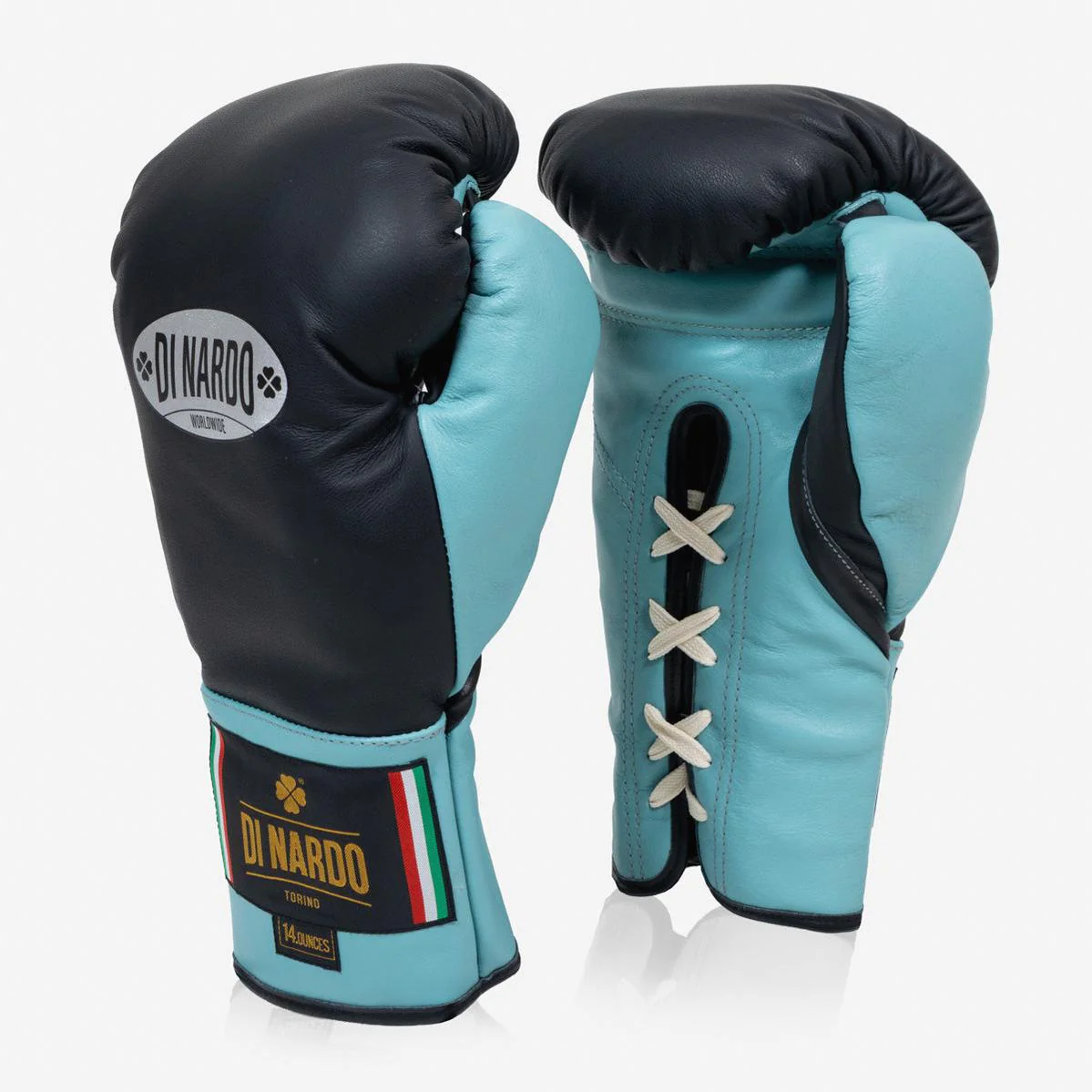 Boxing gloves Di Nardo with Laces 14 Oz Black-water  - Image 2