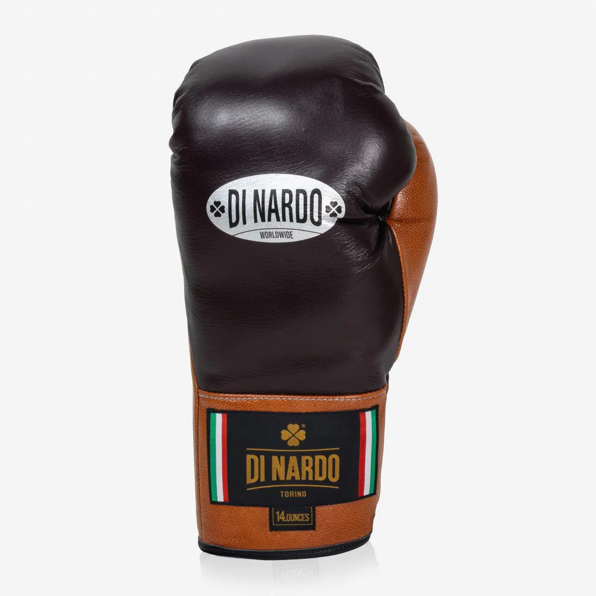 Boxing gloves Di Nardo with Laces 14 Oz Burgundy-cognac  - Image 4