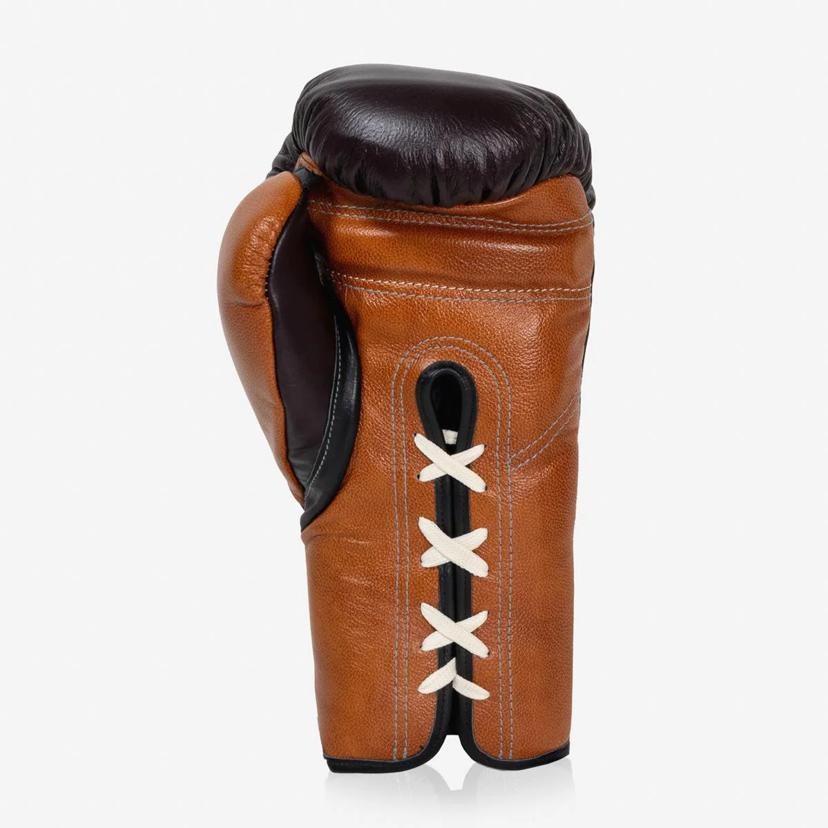 Boxing gloves Di Nardo with Laces 14 Oz Burgundy-cognac  - Image 5