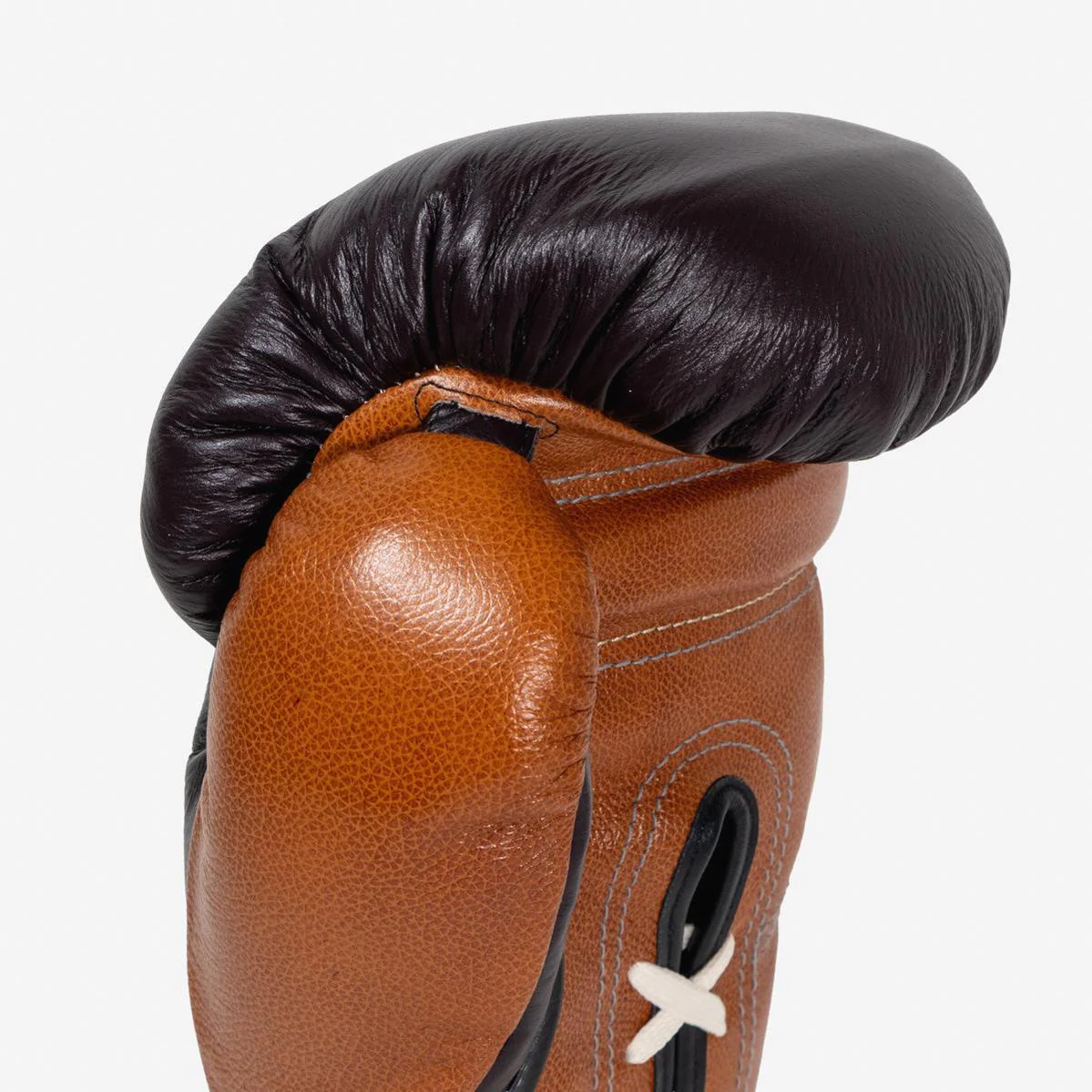 Boxing gloves Di Nardo with Laces 14 Oz Burgundy-cognac  - Image 7