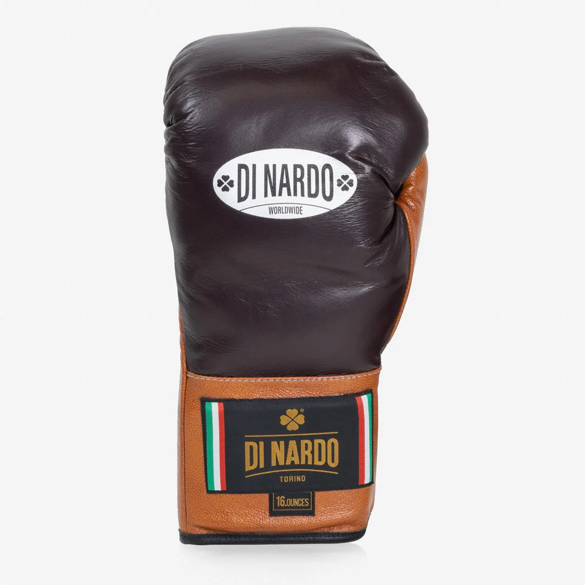 Boxing gloves Di Nardo with Laces 16 Oz Burgundy-cognac  - Image 4
