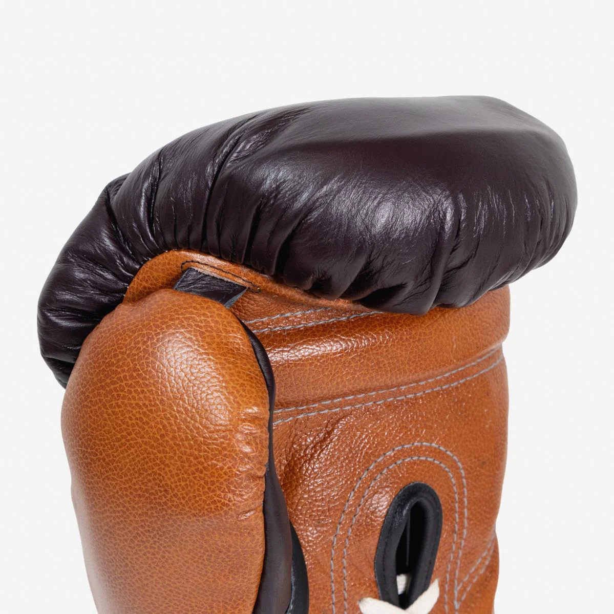 Boxing gloves Di Nardo with Laces 16 Oz Burgundy-cognac  - Image 7