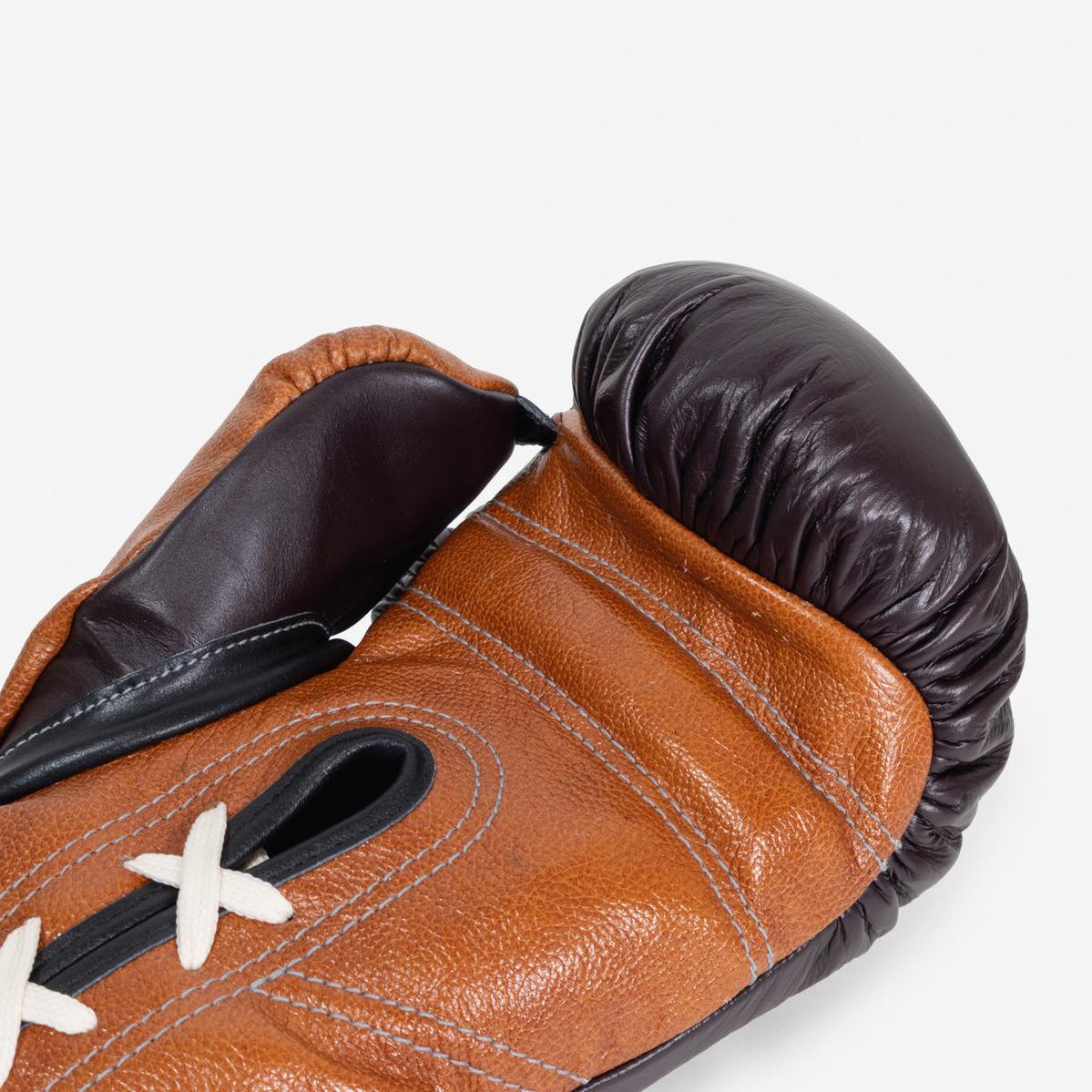 Boxing gloves Di Nardo with Laces 16 Oz Burgundy-cognac  - Image 9
