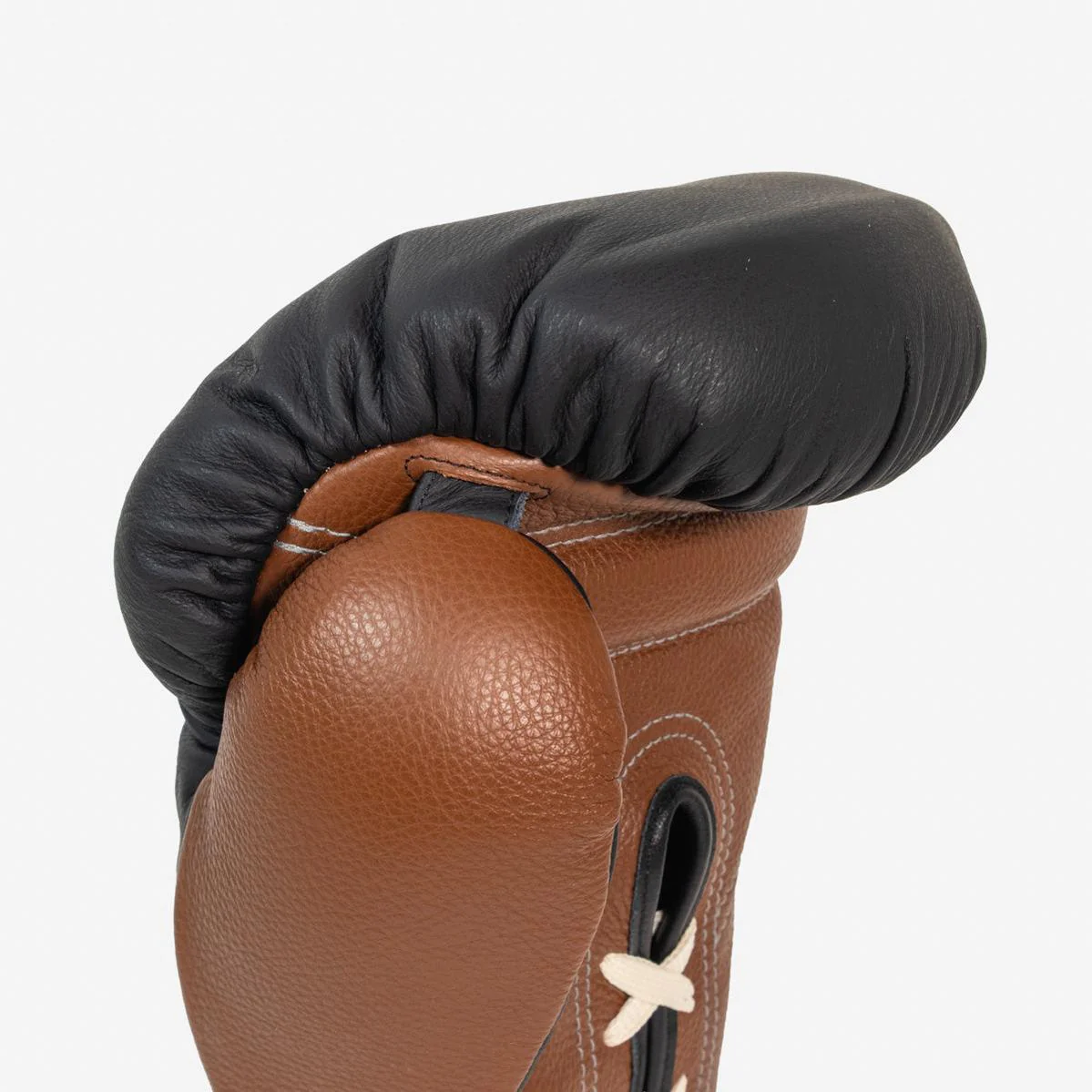 Boxing gloves Di Nardo with Laces 18 Oz Black-brown  - Image 7
