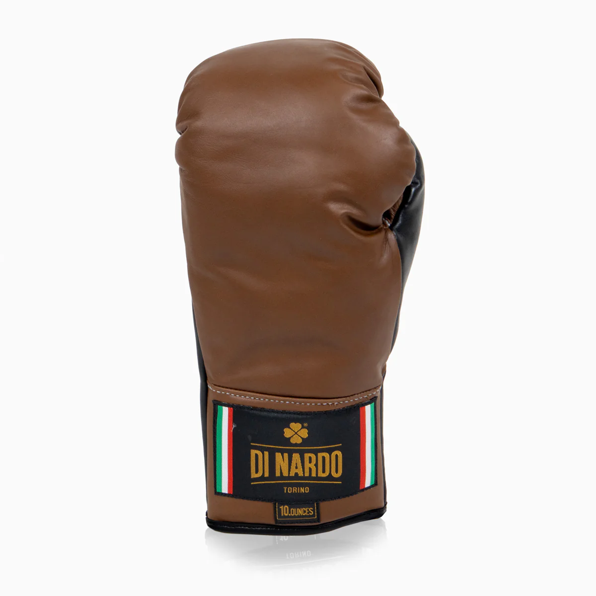Boxing gloves Di Nardo with laces Brown Black 10 Oz  - Image 4