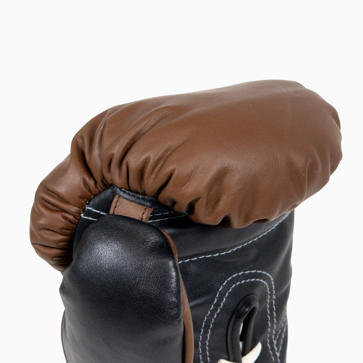 Boxing gloves Di Nardo with laces Brown Black 10 Oz  - Image 6