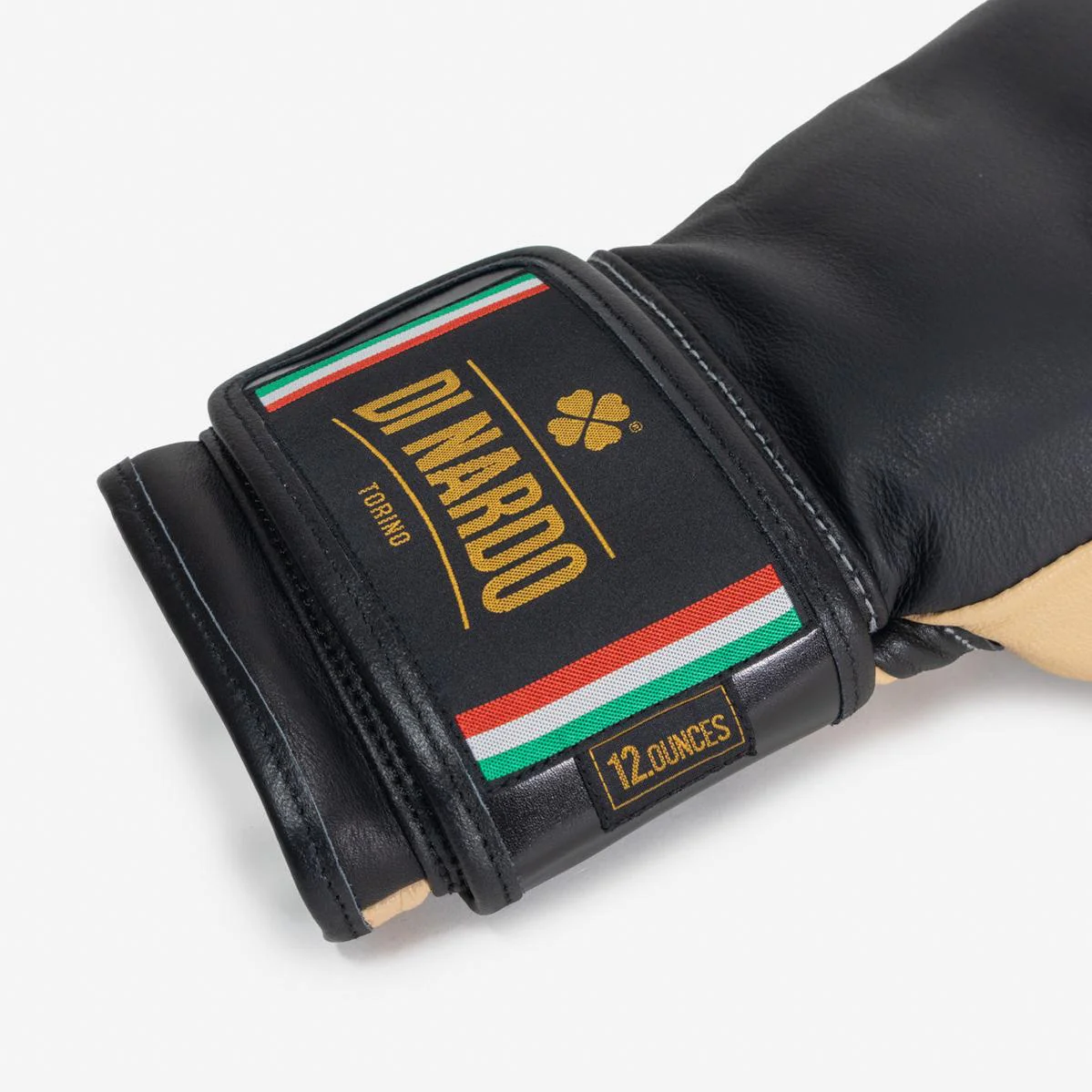 Boxing gloves Di Nardo with Velcro 12 Oz Black-sand  - Image 11